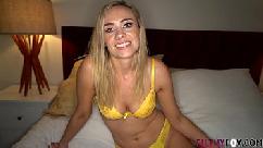 Addie andrews faz um teste para pornografia