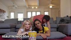 Rk prime - (kira noir anastasia knight robby echo) - dick flicks and chill - reality kings