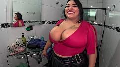 Uma gigante gostosa apronta na mansão a peituda bbw slut doll