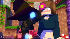 Slipperyt gets huge boobs minecraft animation hd