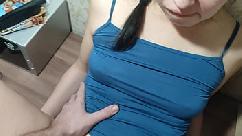 A esposa da dona de casa é uma ótima receptora de esperma