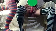 Morena espetacular fode seu namorado vestido de mulher role play